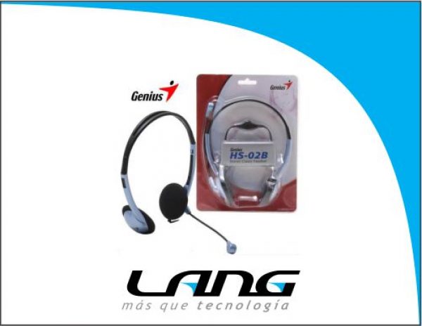 AURICULAR CON MICROFONO GENIUS HS-02B