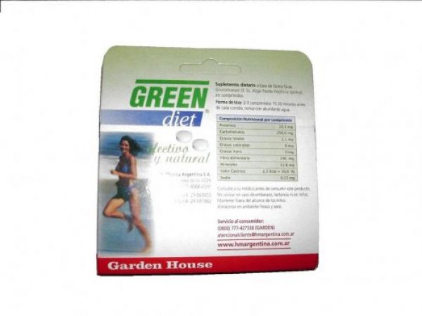 GREEN DIET con Glucomannan x 100 c&aacute;psula