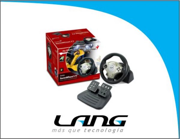 VOLANTE PARA PC Y PS2 GENIUS 