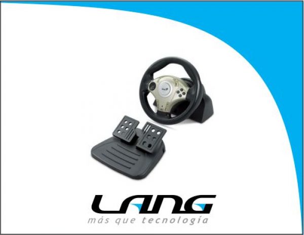 VOLANTE PARA PC Y PS2 GENIUS 