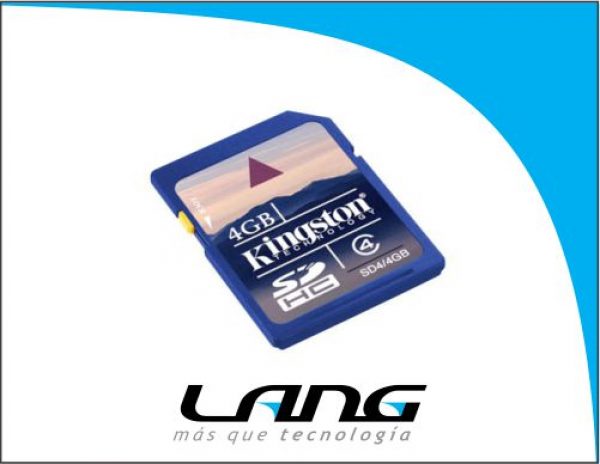 TARJETA DE MEMORIA KINGSTON SD 4GB