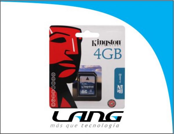 TARJETA DE MEMORIA KINGSTON SD 4GB