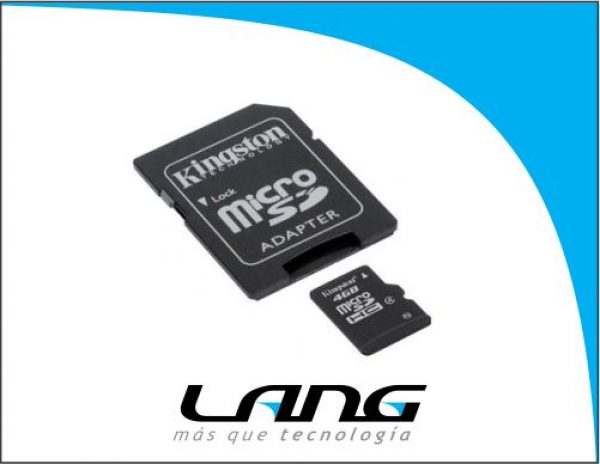 TARJETA MICRO SD+ADAPTADOR SD DE 4GB
