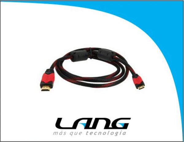 CABLE HDMI A MINI HDMI DE 1.5M MALLADO