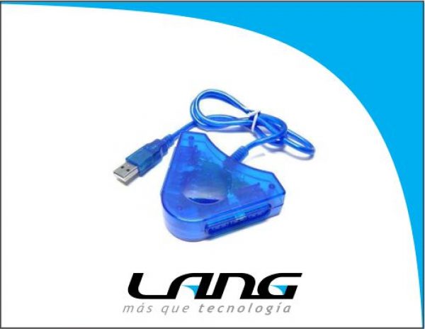ADAPTADOR DOBLE  JOYSTICK DE PS2 A USB