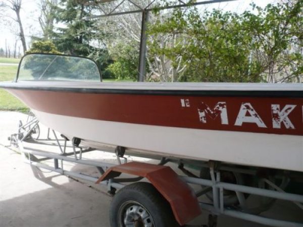 vendo lancha y trailer impecable