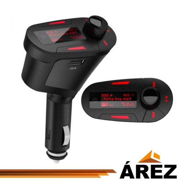 AREZ - Transmisor FM para auto BLUETOOTH