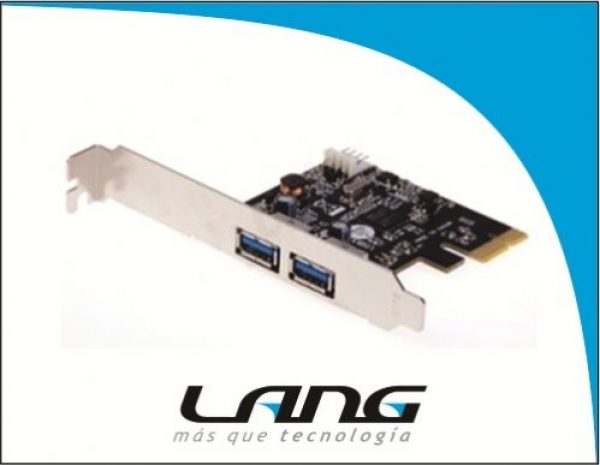 PLACA PCI EXPRESS CON 2 PUERTOS USB 3.0