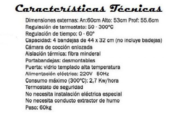 HORNO ELECTRICO PAUNA Y AMASADORA 20 KG