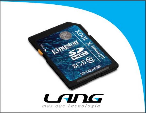 MEMORIA SD KINGSTON 8GB CLASE 10