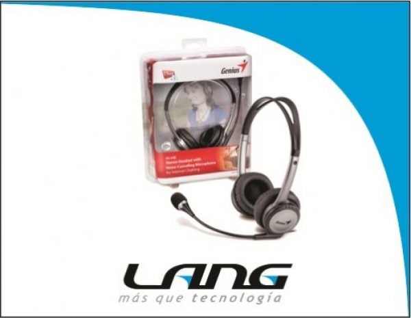 AURICULARES ESTEREO GENIUS HS-04B 