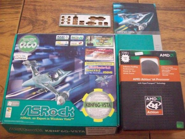 Mother Asrock K8nf6g-vsta con Athlon 64