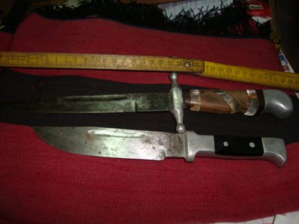 Antiguos cuchillos Atahualpa