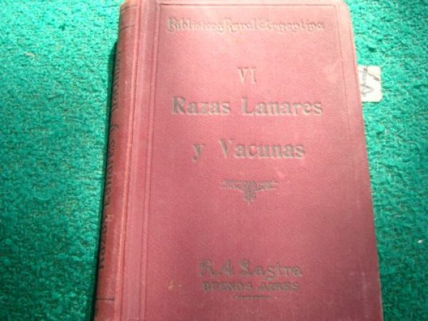 razas lanares y vacunas A&ntilde;o 1904