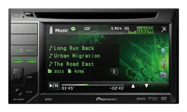 RECEPTOR AUTO AV PIONEER-4 CHANEL-TACTIL
