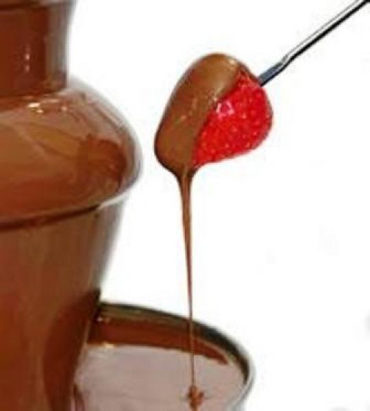 cascada de chocolate