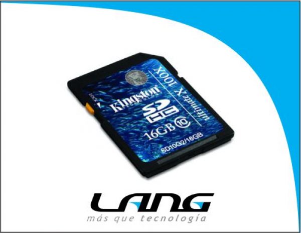 MEMORIA SDHC KINGSTONE CLASE 10-16GB