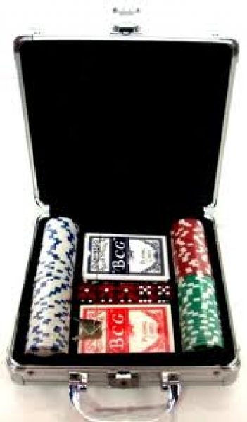Poker 200 fichas Pa&ntilde;o 2 Mazos Fichas Pos