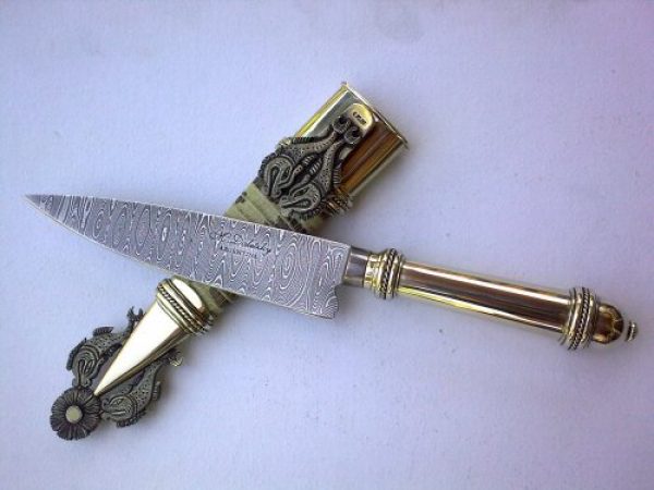 CUCHILLO CRIOLLO PICAZO DAMASCO 31,8 CM