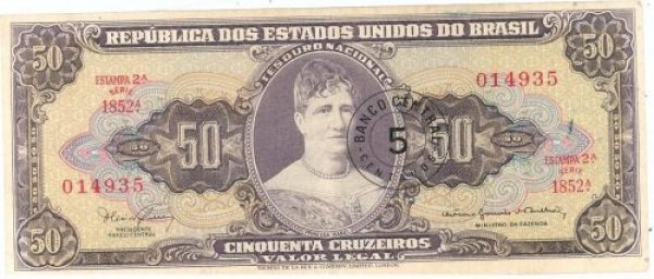 Billete Brasil - A&ntilde;o 1966