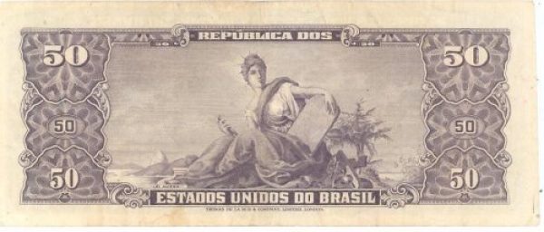 Billete Brasil - A&ntilde;o 1966