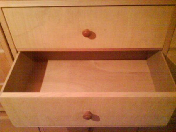 Comoda de guatambu (seis cajones)