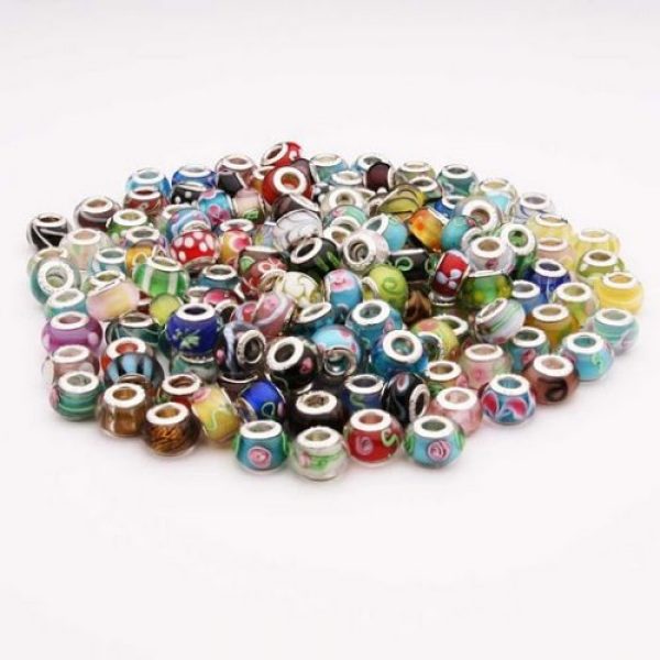 DIJES DE CRISTAL MURANO/ PLATA 925 X 30