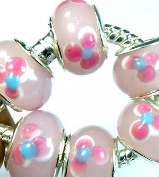 DIJES DE CRISTAL MURANO/ PLATA 925 X 30