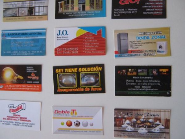 100 TARJETAS FULL COLOR