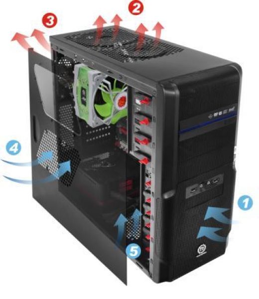 GABINETE THERMALTAKE DOKKER LITE