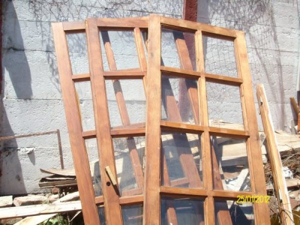 PUERTA VENTANA MADERA