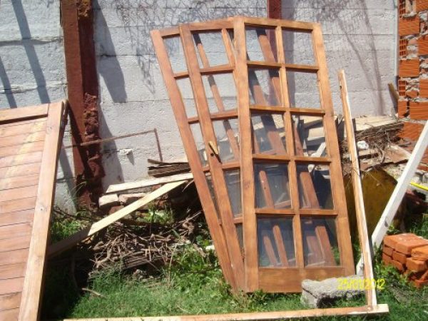PUERTA VENTANA MADERA