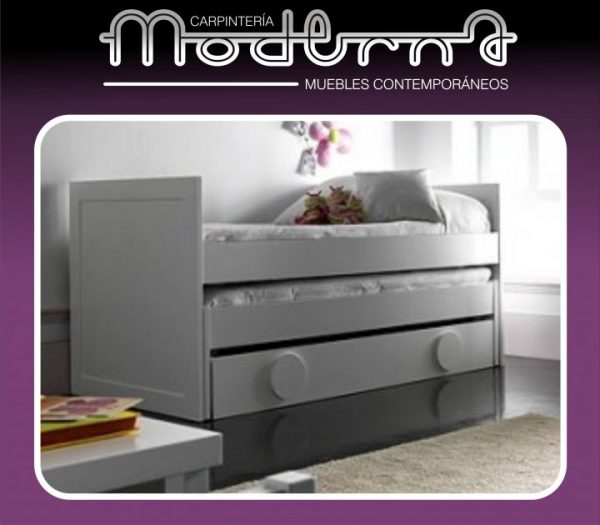 CAMA NIDO CON CIRCULOS