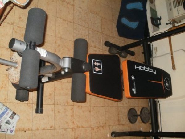 VENDO BANCO DE PESAS + ACCESORIOS NUEVO