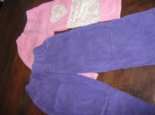 LOTE DE 2 PANTALONCITOS CORDEROY GIMOS!