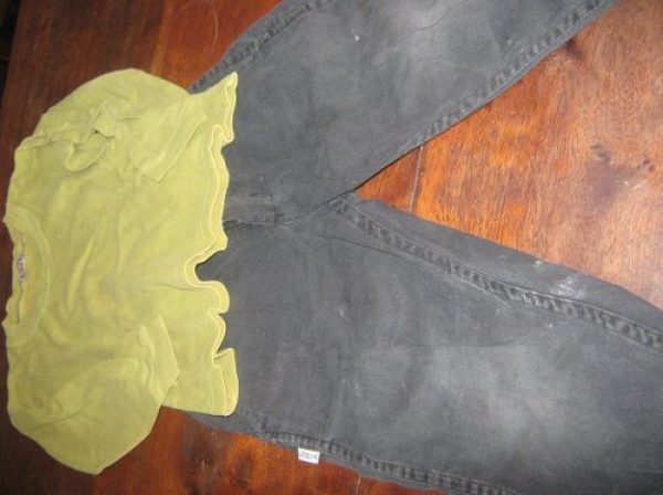 CONJUNTO BOMBACHA CAMPO NEGRA Y REMERA