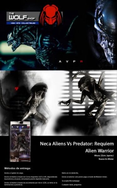Neca Aliens Vs Predator Alien Warrior 