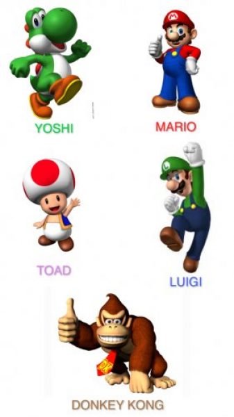 Super Mario! Figuras 13cm Nintendo Donke