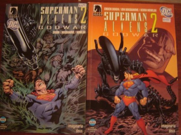 Superman Aliens 2 GodWar - Comics 1 y 2