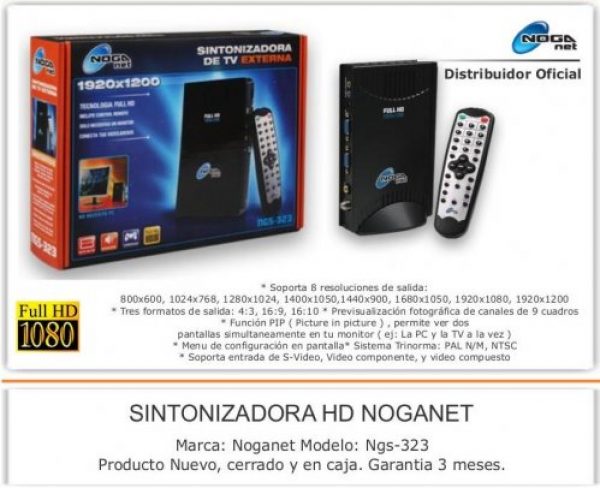 Sintonizadora de tv externa 