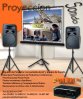 Alquiler de proyector con pantalla