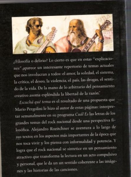 ALEJANDRO ROZITCHNER. ESCUCHA QUE TEMA. ROCK NACIONAL