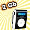 AREZ - Mp3 Clip de 2 Gb con Bateria