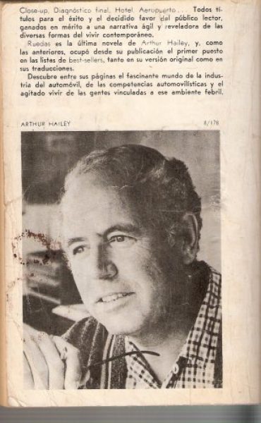 ARTHUR HAILEY. RUEDAS