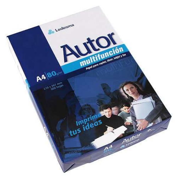 RESMA RESMAS A 4 AUTOR 80 GRAMOS