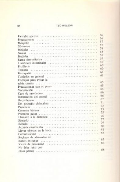 LIBRO. EL PERRO CHIHUAHUA. AUTOR TED NELSON