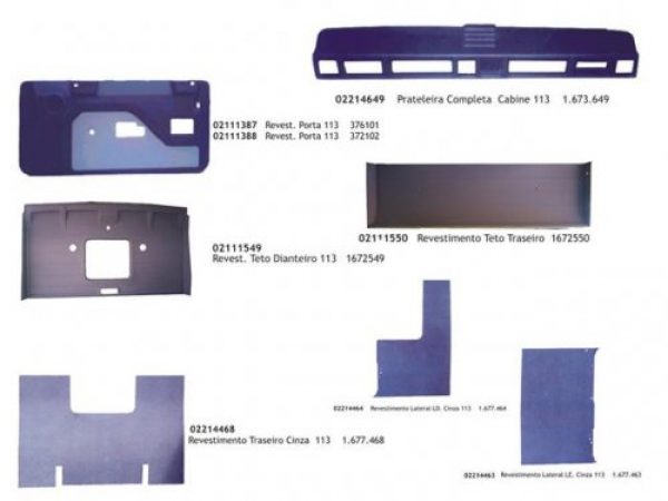 TABLERO E INTERIORS SCANIA 113