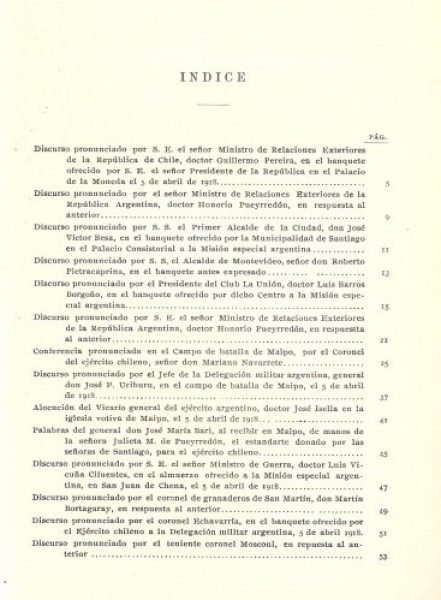 CENTENARIO DE LA BATALLA DE MAIPO. 1918