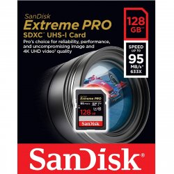 Memoria SD 128GB Extreme Pro 95mb/s