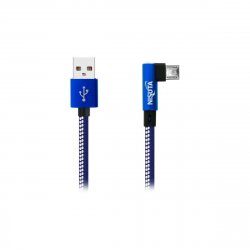 Cable Micro Usb Mallado 1m 90 Grados Ns-